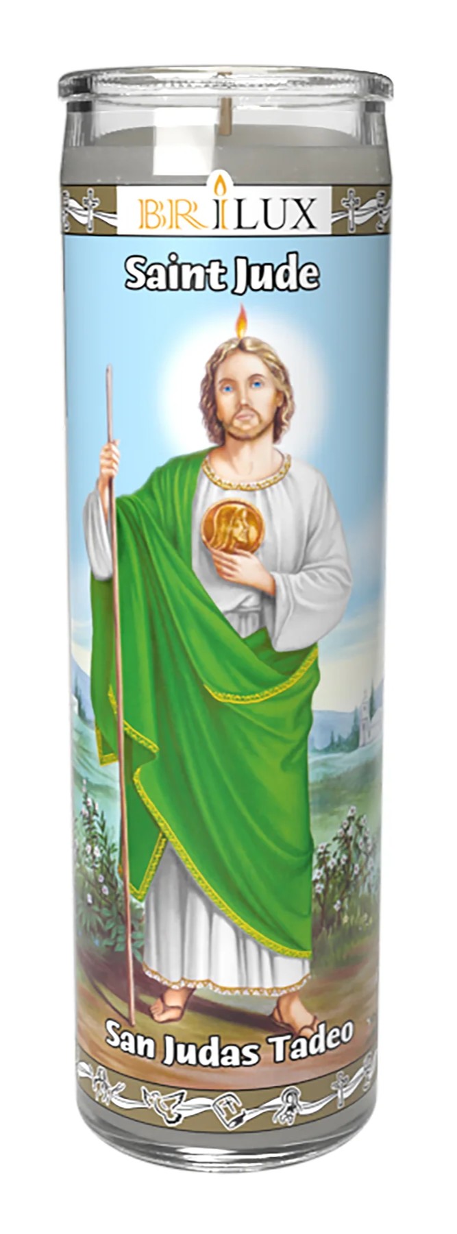 Veladora San Judas Brilux